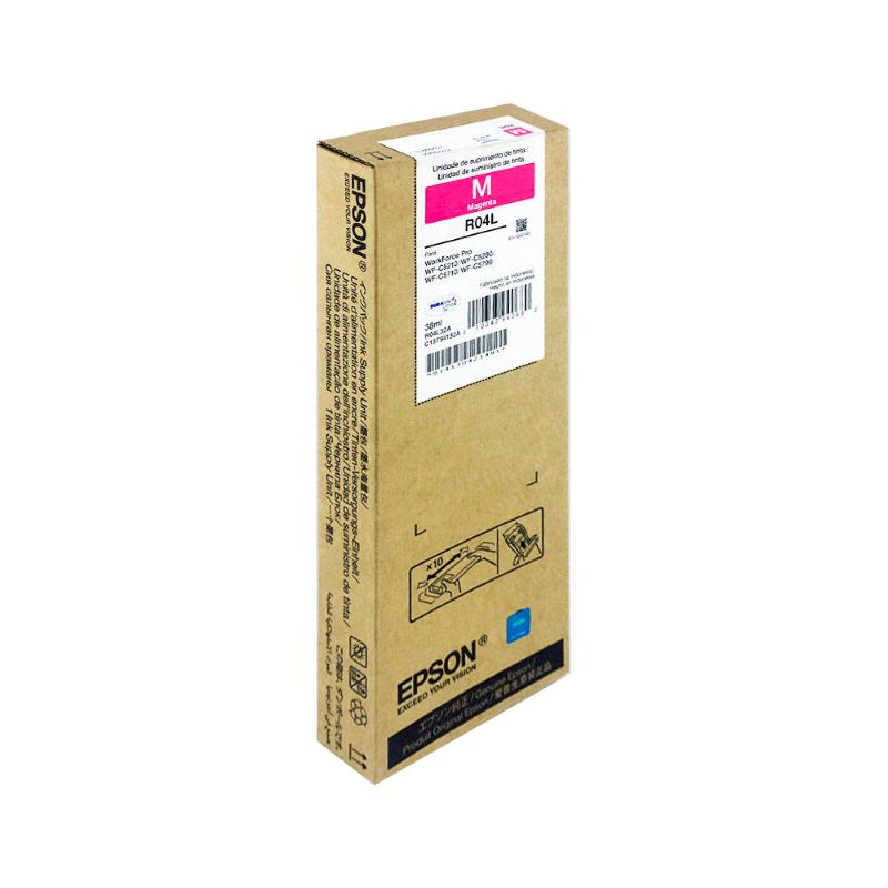 Bolsa de Tinta Epson T941320-AL Magenta Original para WorkForce Pro WF-C5290 WF-C5790