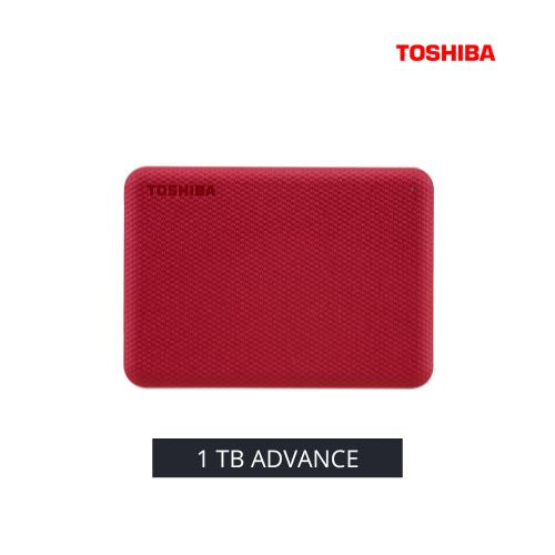 DISCO EXTERNO ADVANCE V10 1TB ROJO
