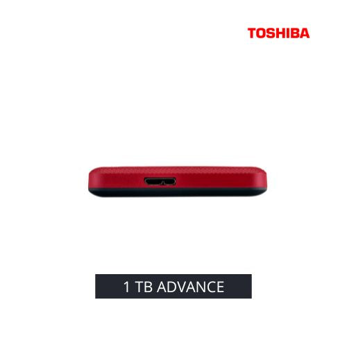 DISCO EXTERNO ADVANCE V10 1TB ROJO