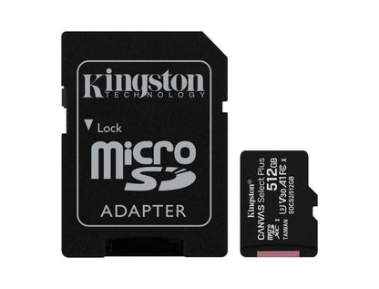 MEMORIA SDHC KINGSTON 512GB 100MB/S CLASE 10