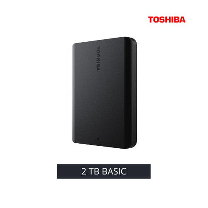 DISCO EXTERNO TOSHIBA BASIC 2TB NEGRO