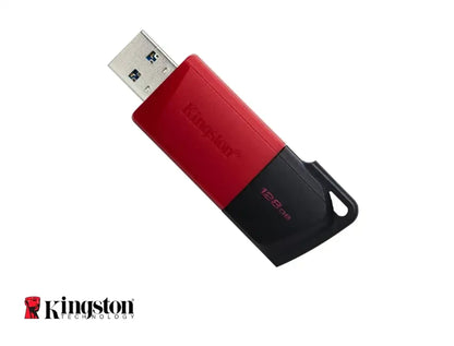 MEMORIA USB KINGSTON DATATRAVELER XM 128GB USB 3.2 NEGRO ROJO
