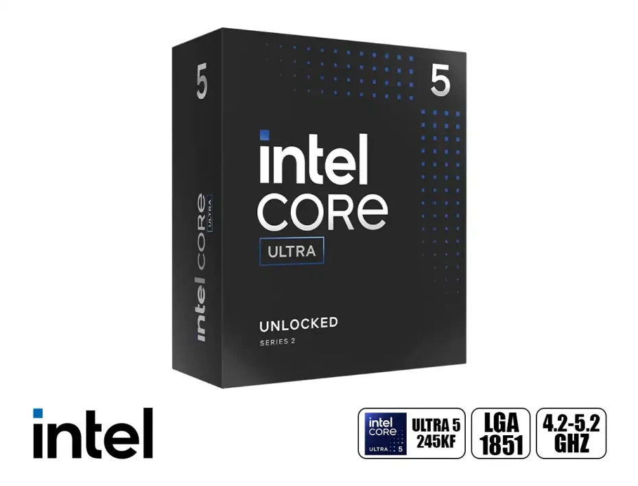 PROCESADOR INTEL CORE ULTRA 5 245KF 4.2GHZ HASTA 5.2GHZ LGA1851