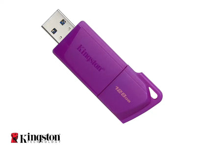 MEMORIA USB KINGSTON DATATRAVELER XM NEON 128GB USB 3.2 MORADO