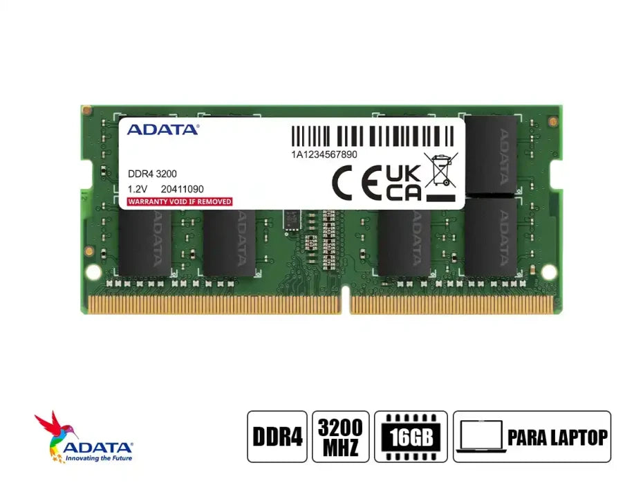 MEMORIA RAM ADATA PREMIER DDR4 16GB 3200MHZ SODIMM PARA LAPTOP