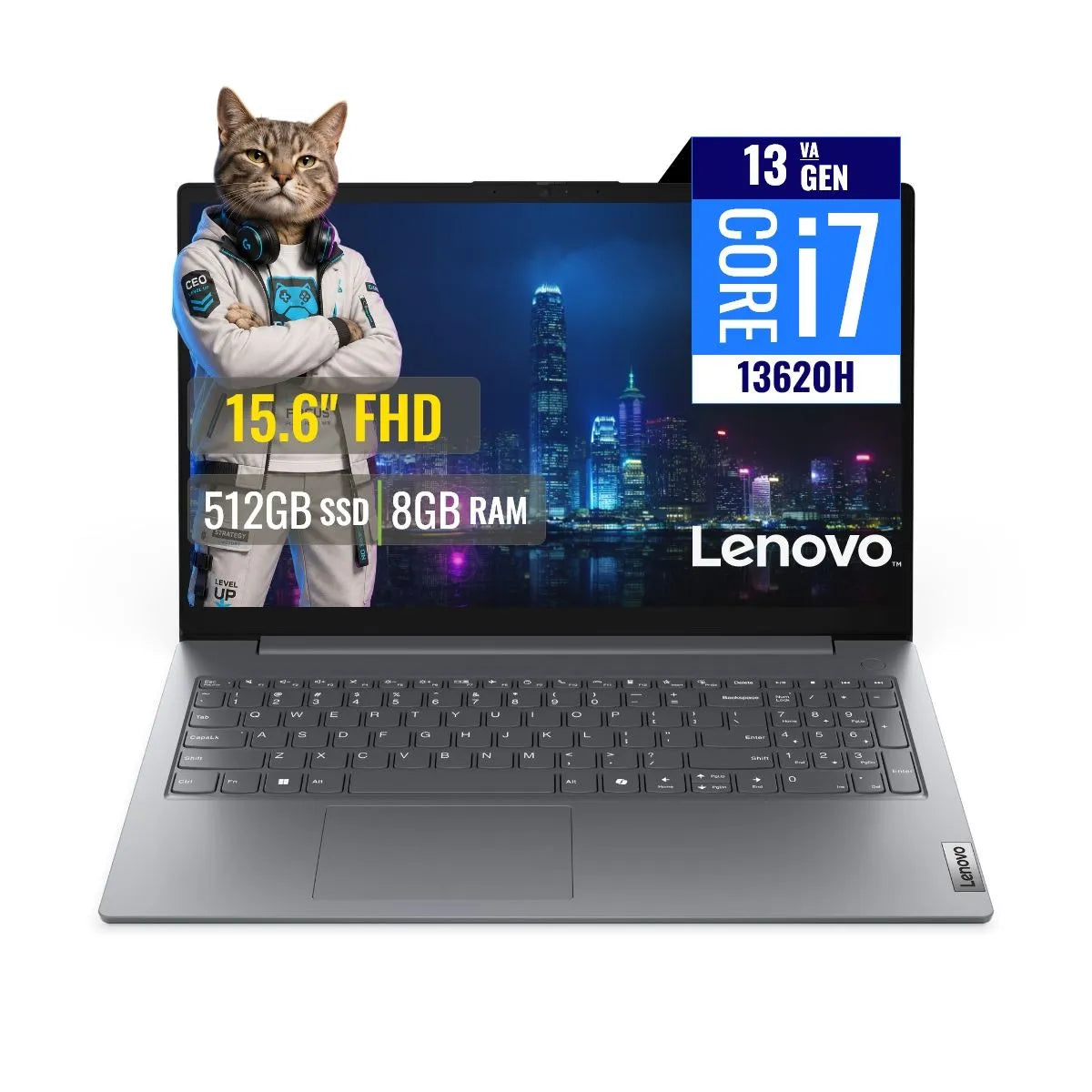 Laptop Lenovo V15 G5 IRL Core i7-13620H 8GB RAM 512GB SSD 15.6" FHD FreeDOS