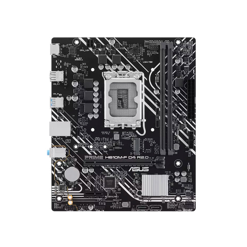 MOTHERBOARD ASUS PRIME H610M-F D4 R2.0, CHIPSET INTEL H610, LGA1700, MICRO-ATX