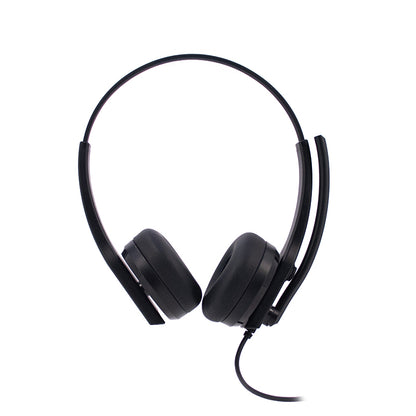 Audífono Teros TE-8039C USB con Micrófono Negro | Control en Cable