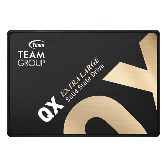 UNIDAD DE ESTADO SOLIDO TEAMGROUP QX, 1TB, QLC 3D, SATA 6.0 GB/S, 2.5", SLC, DC +5V
