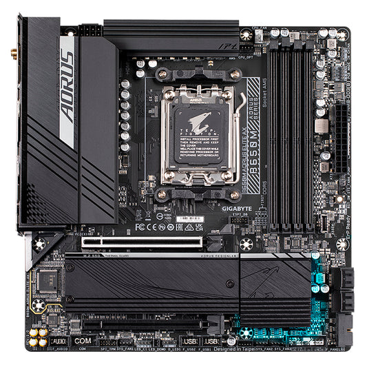 MOTHERBOARD GIGABYTE B650M AORUS ELITE AX AMD AM5 MICRO ATX WIFI