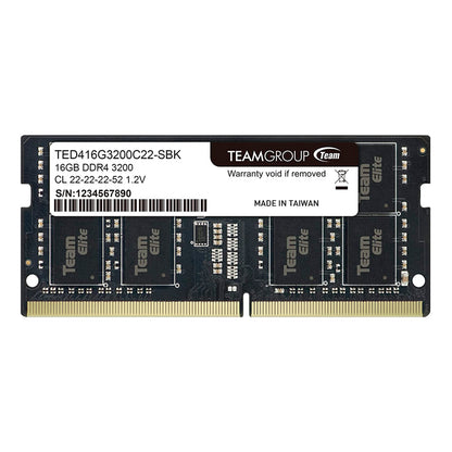 MEMORIA RAM TEAMGROUP ELITE DDR4 16GB 3200MHZ SODIMM PARA LAPTOP
