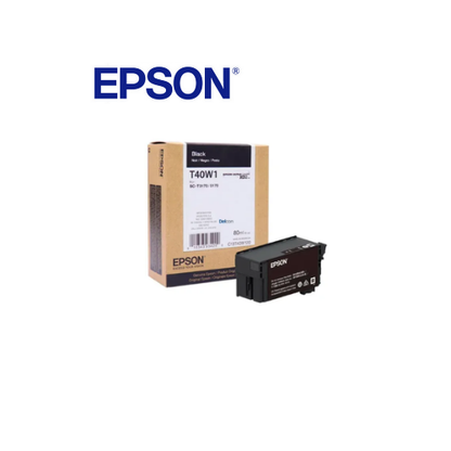 Cartucho de Tinta Epson T40W120 Negro UltraChrome XD2 80ml para SureColor