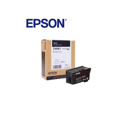 Cartucho de Tinta Epson T40W120 Negro UltraChrome XD2 80ml para SureColor