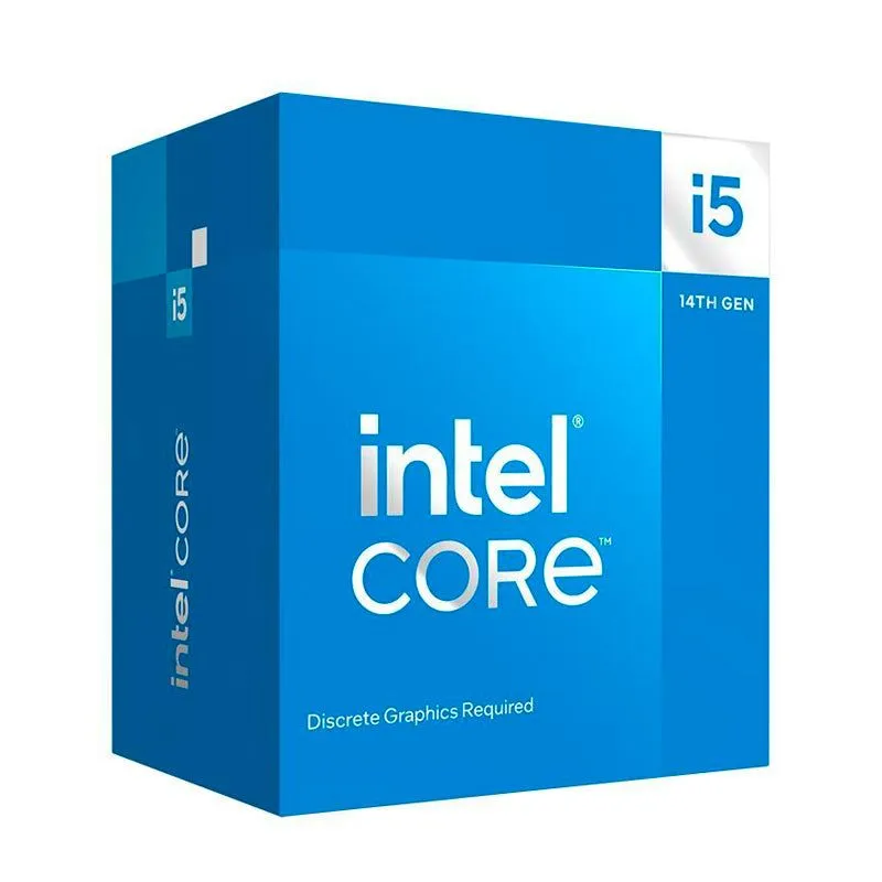 Procesador Intel Core i5-14400F 14ª Gen 10 Núcleos 16 Hilos 4.70GHz LGA1700