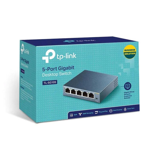 Switch TP-Link TL-SG105 5 Puertos Gigabit Metal No Gestionado