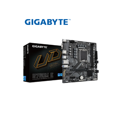 Placa Madre Gigabyte B760M E LGA1700 DDR5 Intel B760 PCIe 4.0 M.2 Micro ATX
