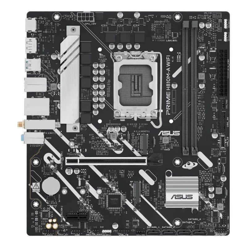 Motherboard Asus Prime H810M-E LGA1851 mATX DDR5 Intel H810 HDMI DP VGA