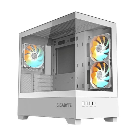 Case Gigabyte C201 Panoramic Ice Blanco ATX Vidrio Templado ARGB