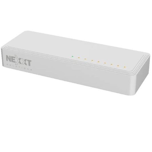 Switch Nexxt Naxos 801-G 8 Puertos Gigabit 10/100/1000 Alto Rendimiento