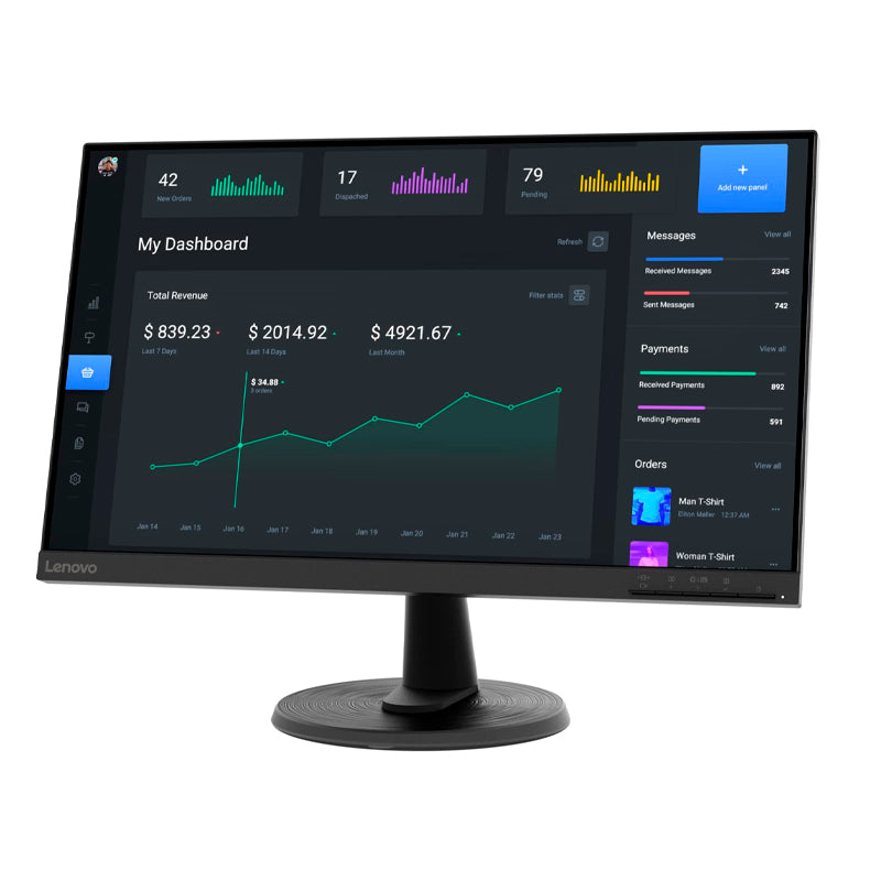 MONITOR LENOVO C24-40 VA 1920X1080 23.8" 75HZ HDMI