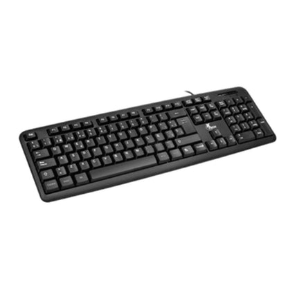 TECLADO XTECH XTK-092S – ESPAÑOL – USB – NEGRO – CABLEADO
