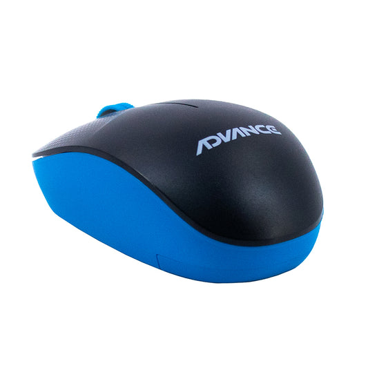 MOUSE INALÁMBRICO ADVANCE ADV-1238S USB COLOR AZUL