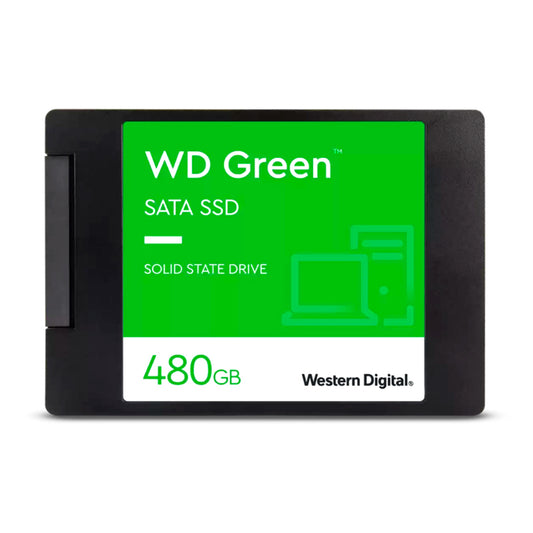 UNIDAD EN ESTADO SOLIDO WESTERN DIGITAL GREEN, WDS480G3G0A, 480GB, SATA 6GBS, 2.5, 7MM.
