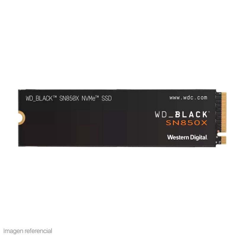 UNIDAD EN ESTADO SOLIDO WESTERN DIGITAL BLACK SN850X NVME, 2TB M.2 2280, PCIE GEN 4.0 X4