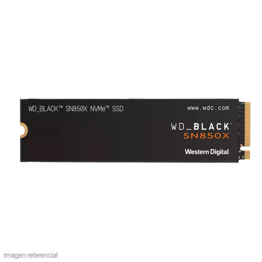 UNIDAD EN ESTADO SOLIDO WESTERN DIGITAL BLACK SN850X NVME, 2TB M.2 2280, PCIE GEN 4.0 X4