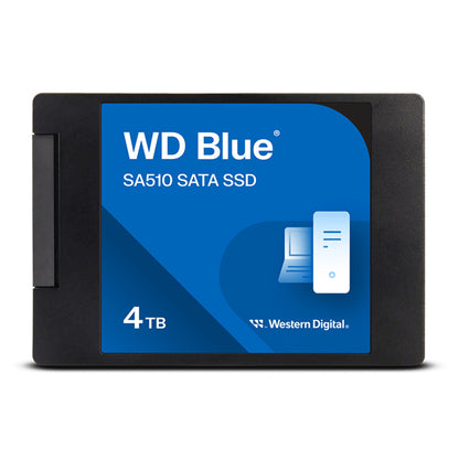 UNIDAD EN ESTADO SOLIDO WESTERN DIGITAL BLUE SA510, 4TB, SATA, 2.5", 7MM.