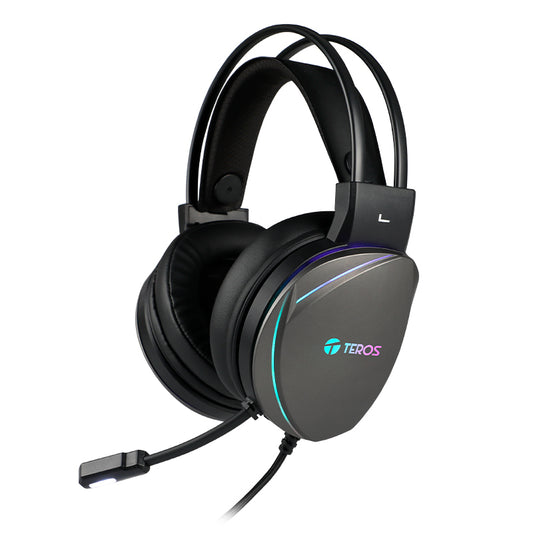 AURICULARES GAMING TEROS TE-8170N 7.1 USB RGB