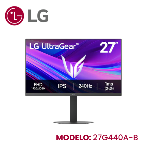 Monitor Gaming LG UltraGear 27G440A-B 27" FHD IPS 240Hz 1ms HDR10 HDMI DisplayPort