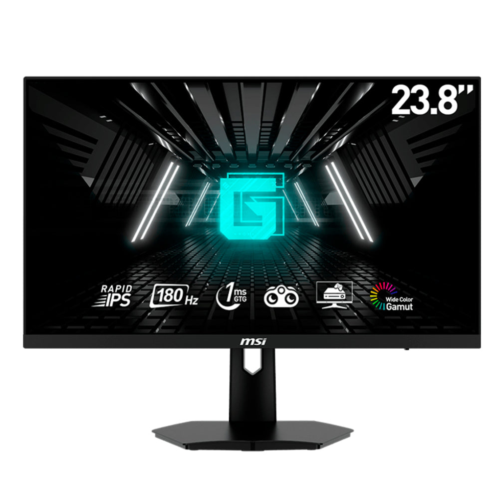 MONITOR PLANO GAMING MSI G244F E2 23.8"/FHD/RAPID IPS/180HZ/HDMI X2/DP X1/EARPHONE-OUT X1