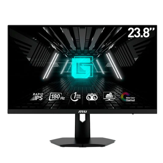 MONITOR PLANO GAMING MSI G244F E2 23.8"/FHD/RAPID IPS/180HZ/HDMI X2/DP X1/EARPHONE-OUT X1