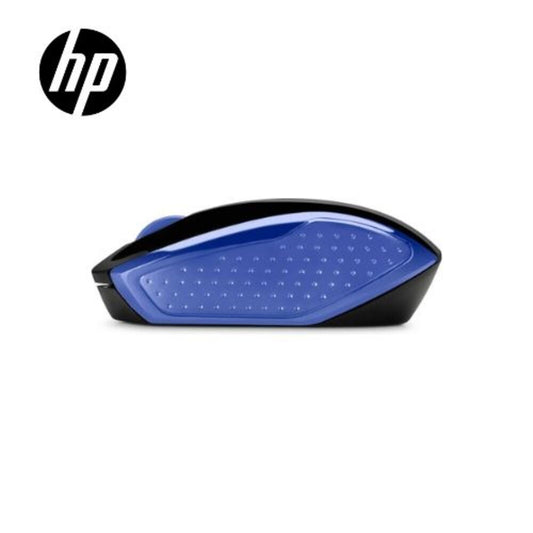 Mouse HP 200 inalámbrico, óptico, 1000 DPI, diseño ambidiestro, color azul.