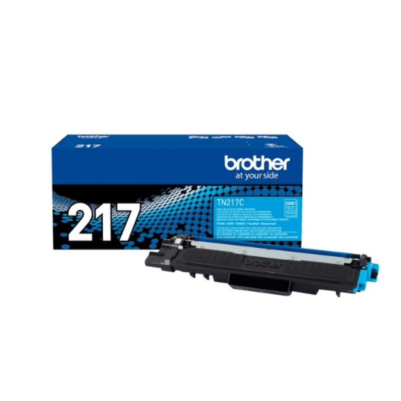 TONER BROTHER TN 217C CYAN PARA HL L3270CDW DCP L3551CDW MFC L3750CDW 2300 PÁGINAS