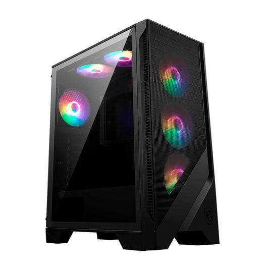 CASE MSI MAG FORGE 120A AIRFLOW CON FUENTE 650W MID TOWER GAMING