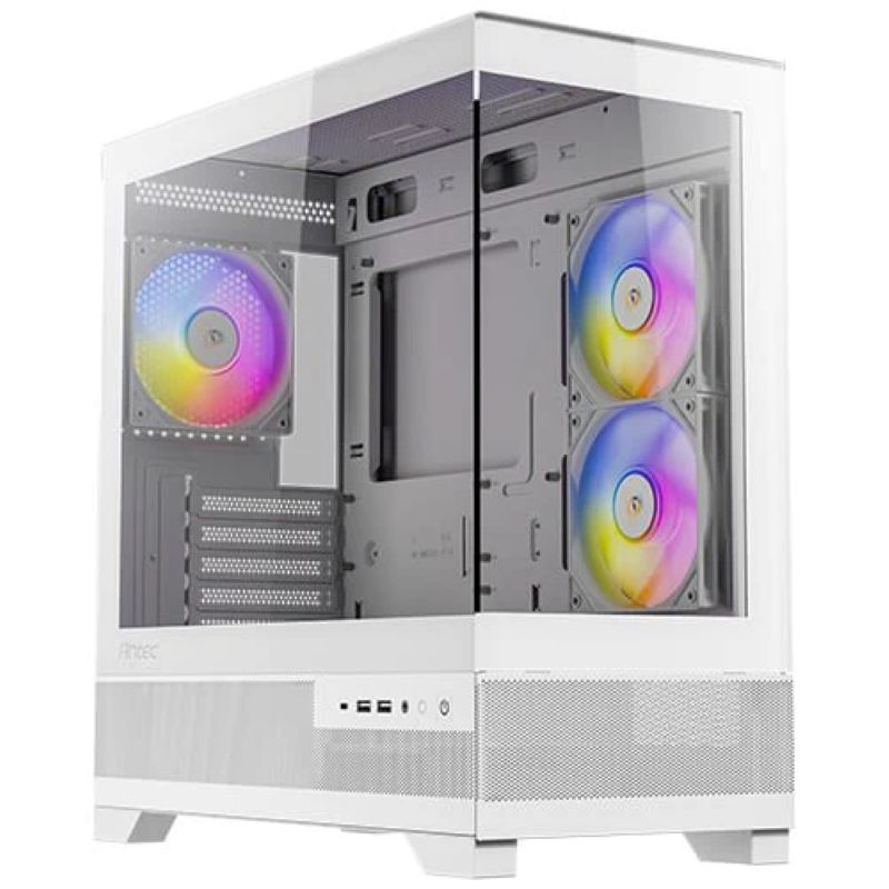 Case Antec CX500M White ARGB Micro ATX Vidrio Templado Gaming