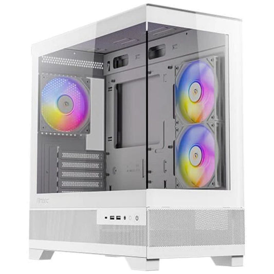 Case Antec CX500M White ARGB Micro ATX Vidrio Templado Gaming