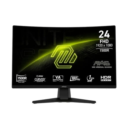 MONITOR MSI MAG-242C 24"/ VA/ FHD/ 180HZ/ 4MS