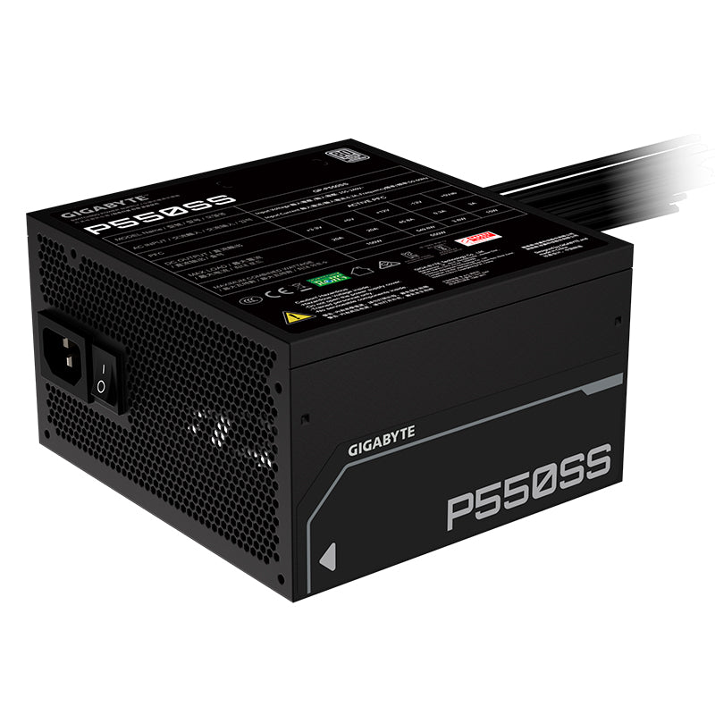 Fuente de Poder Gigabyte 550W GP-P550SS 80+ Silver ATX Ventilador 120mm