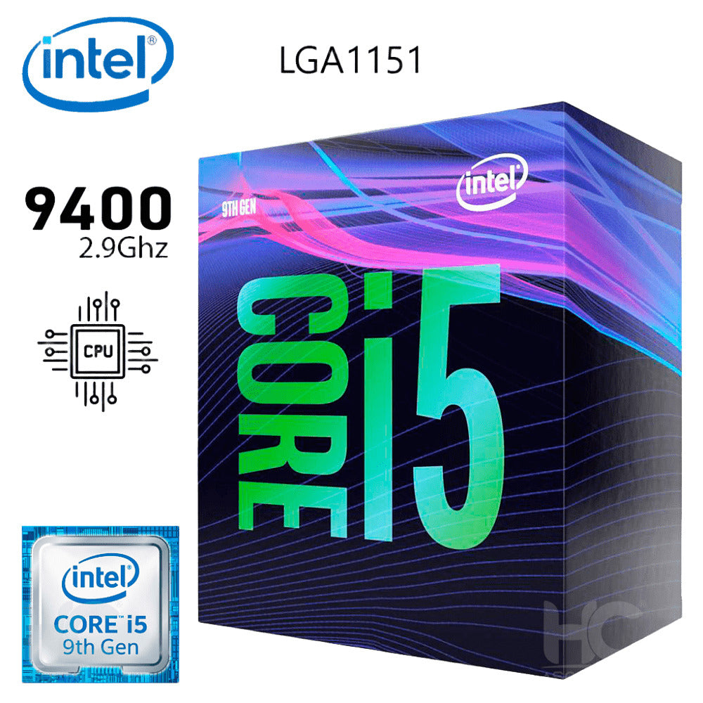 Procesador Intel Core i5-9400, 2.90 GHz, 9 MB Caché L3, LGA1151, 65W, 14 nm.