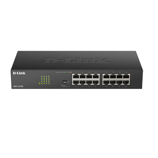 SWITCH D LINK DGS1016D 16 PUERTOS GIGABIT UNMANAGED