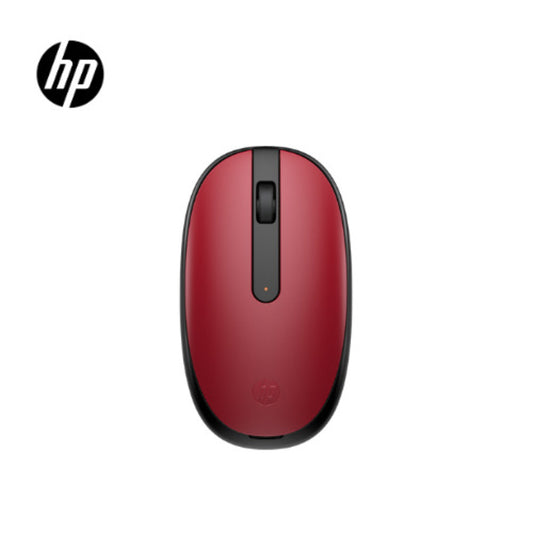 Mouse HP 240 EMR inalámbrico, Bluetooth, óptico, 1600 DPI, diseño compacto, color Rojo