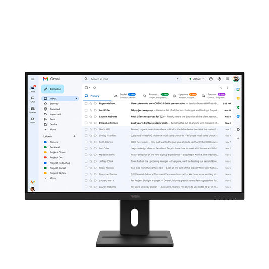 Monitor Lenovo ThinkVision E27-40 27" FHD IPS 100Hz HDMI DP VGA Parlantes