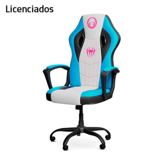 SILLA GAMER XTECH MARVEL XTF-MC100SG CON REPOSABRAZOS AJUSTABLES Y DISEÑO ERGONÓMICO EN GR