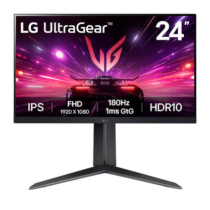 MONITOR GAMER LG 24" ULTRAGEAR PLANO FHD IPS (1920X1080) HDMI/DP/HP-OUT