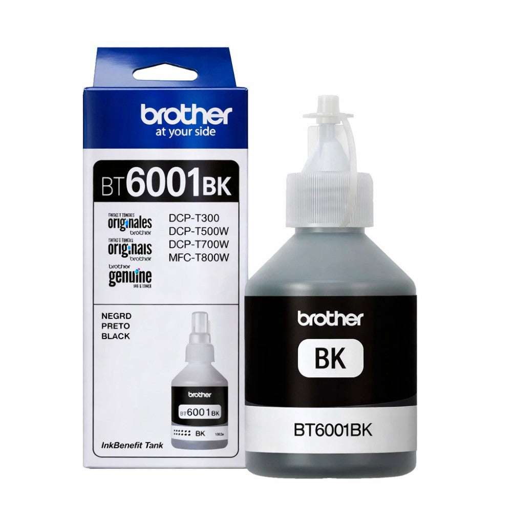 TINTA BROTHER BT6001BK BLACK PARA DCP-T300 T500W T700W