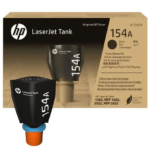 Tóner HP 154A W1540A Negro Original 2,500 Páginas | LaserJet Tank 1500 1600 2500 2600