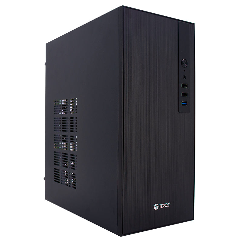 CASE TEROS TE-1034S MINI TOWER ATX CON FUENTE 250W
